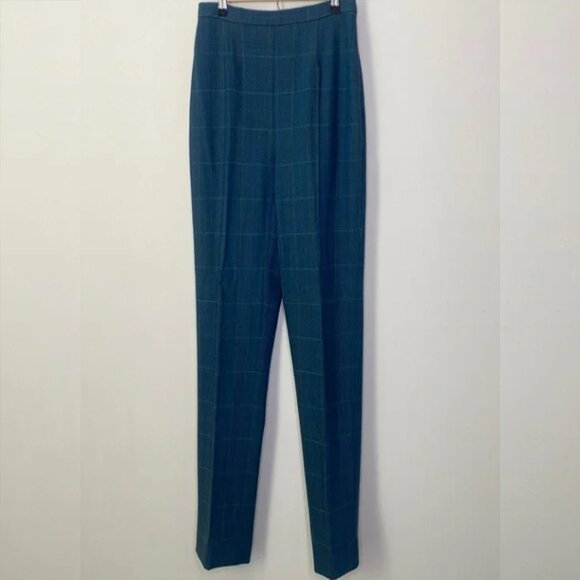 Kenzo Denim - Kenzo Jungle plaid wool blend pants‎